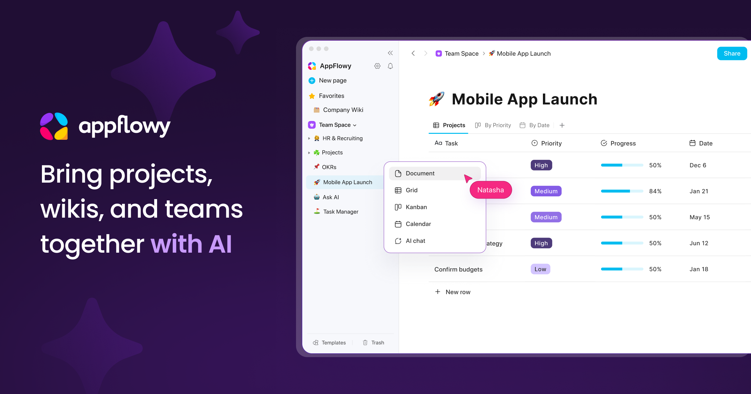 AppFlowy screenshot 1