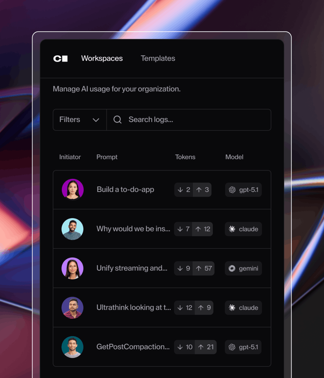 Coder screenshot 2: Templates