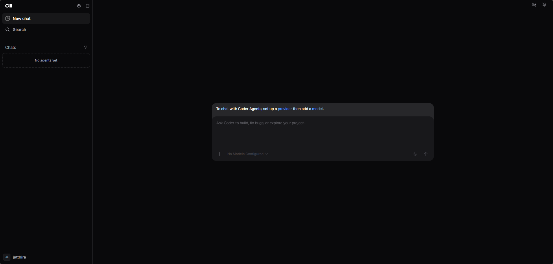 Coder screenshot 8: Deployment settings