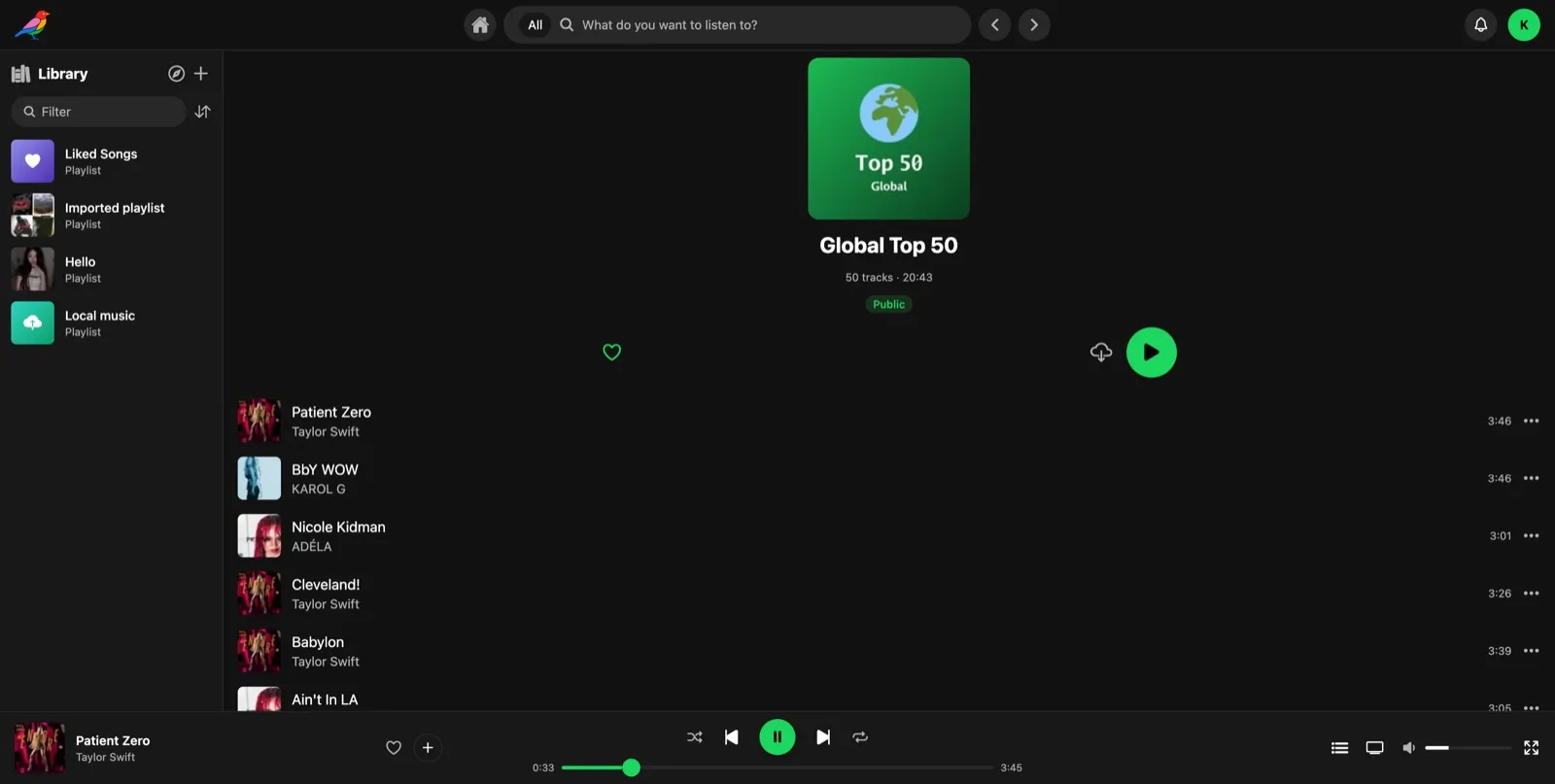 Immerle screenshot 2