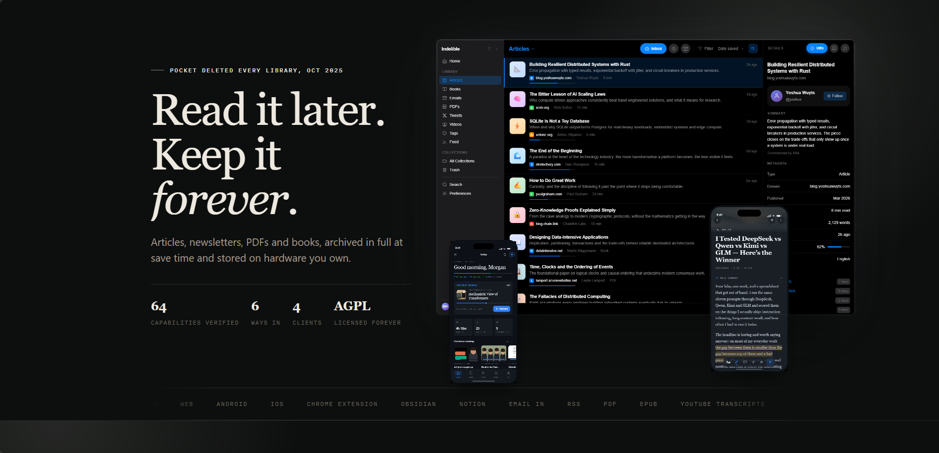 Indelible screenshot 1