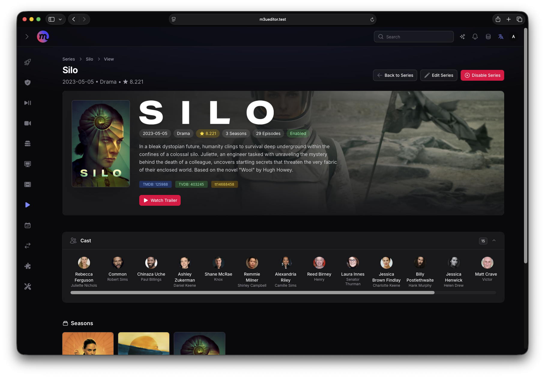M3U Editor screenshot 1