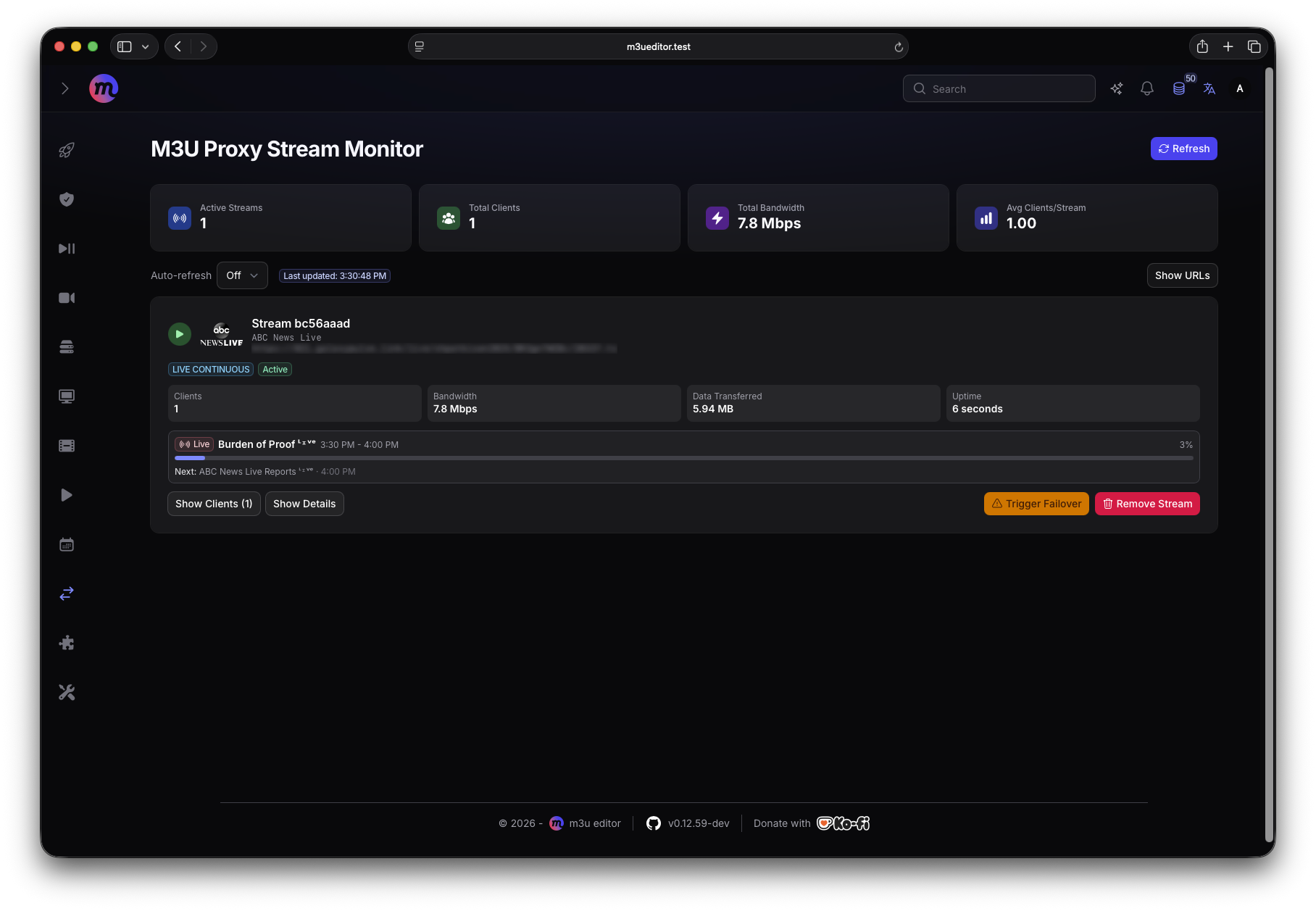 M3U Editor screenshot 6