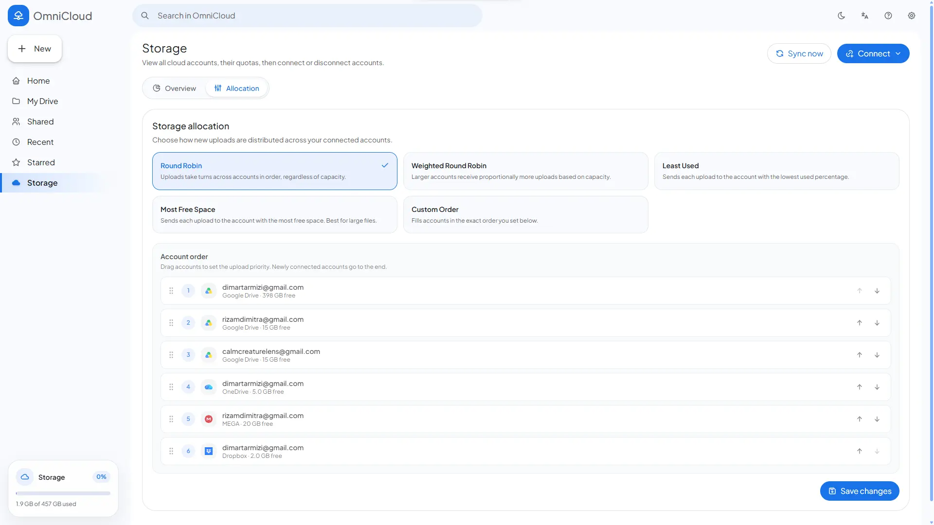 OmniCloud screenshot 2