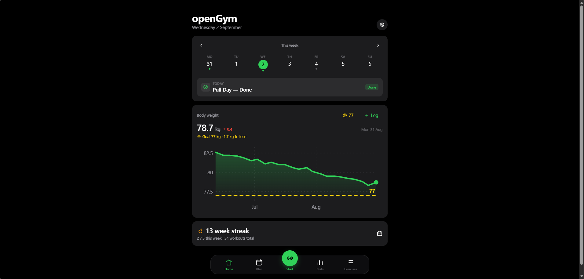 openGym screenshot 1