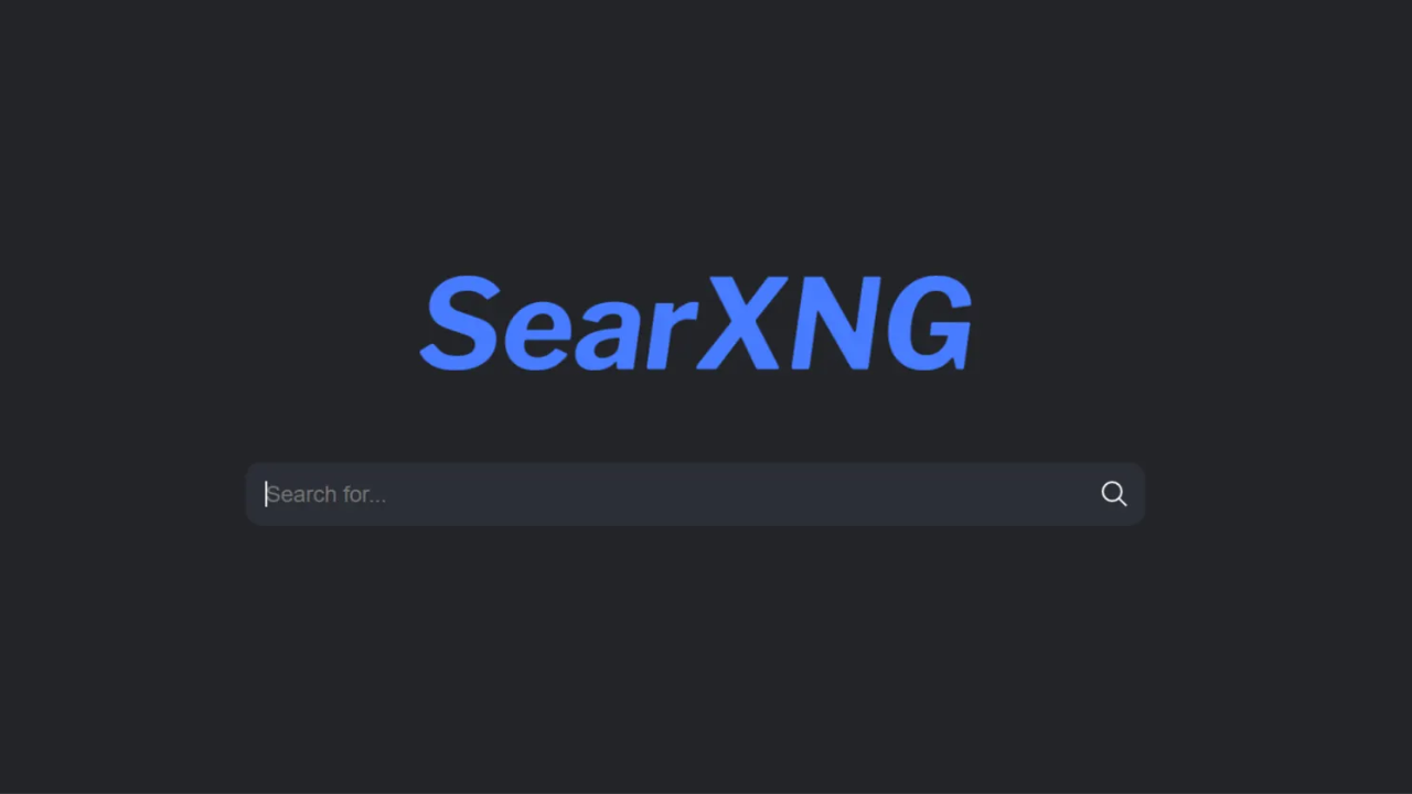 SearXNG screenshot 1