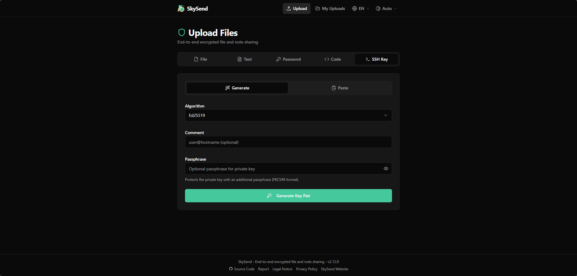 SkySend screenshot 5