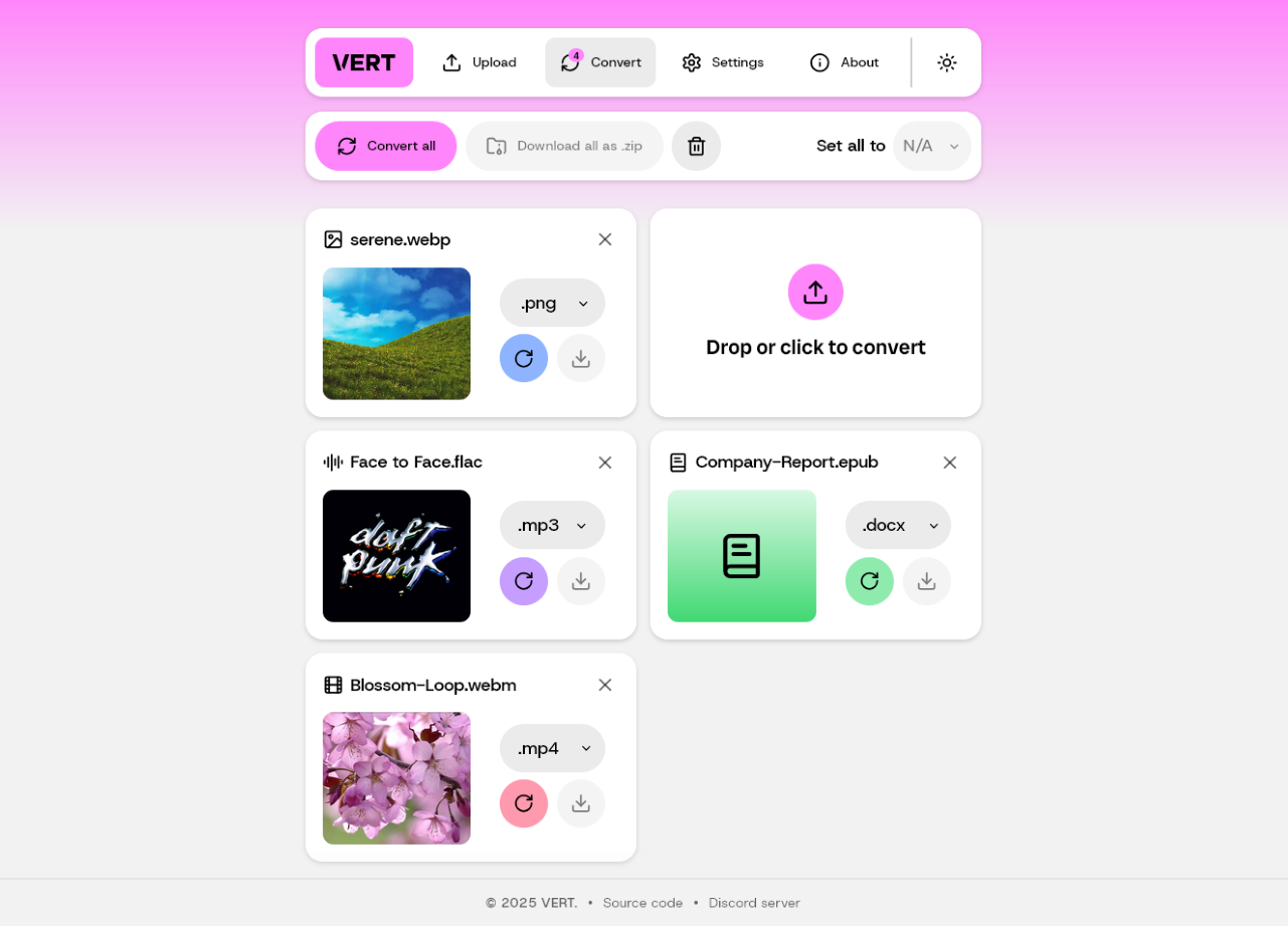 VERT screenshot 2